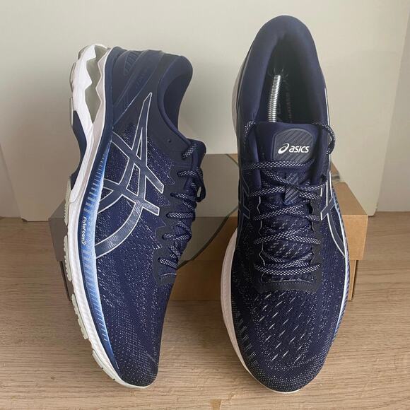 ASICS Gel Kayano 27 Navy/White Men Running Shoes 1011767- SZ 14 main image 11